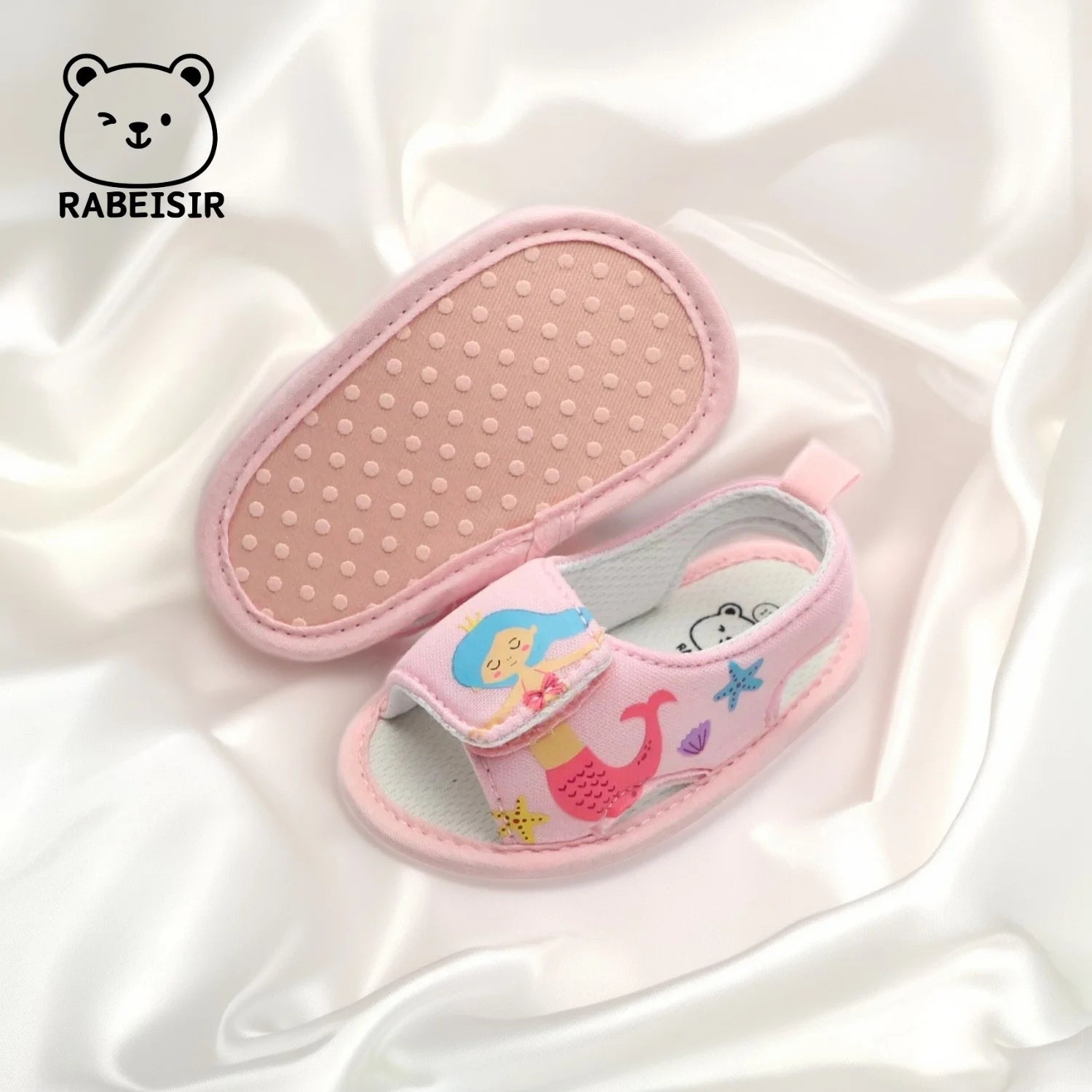 Summer 0-18 Months Baby Girl Princess Watermelon Cloth Sole Cloth Shoes Toddler Baby Sandals