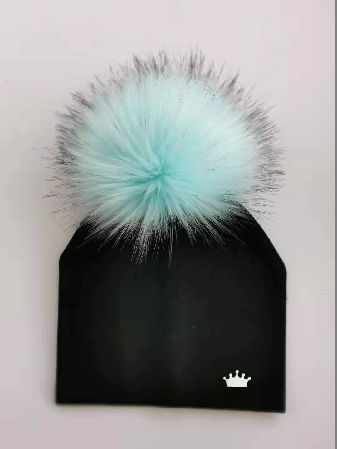 baby boy hat newborn cotton hats baby pom pom crown photo props children&