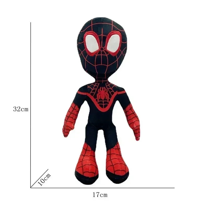 1~10pcs Anime Avengers Spiderman Plush Toys Into the Spider-Verse Gwen Peter Parker Noir Dolls Soft Stuffed Toy For Kids Gift