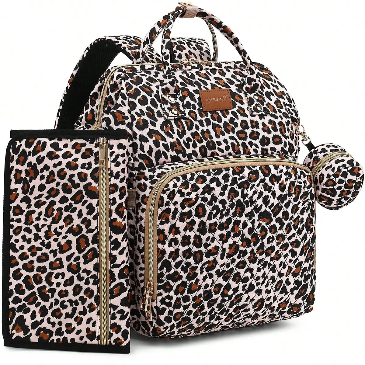 Diaper Backpack with Changing Pad