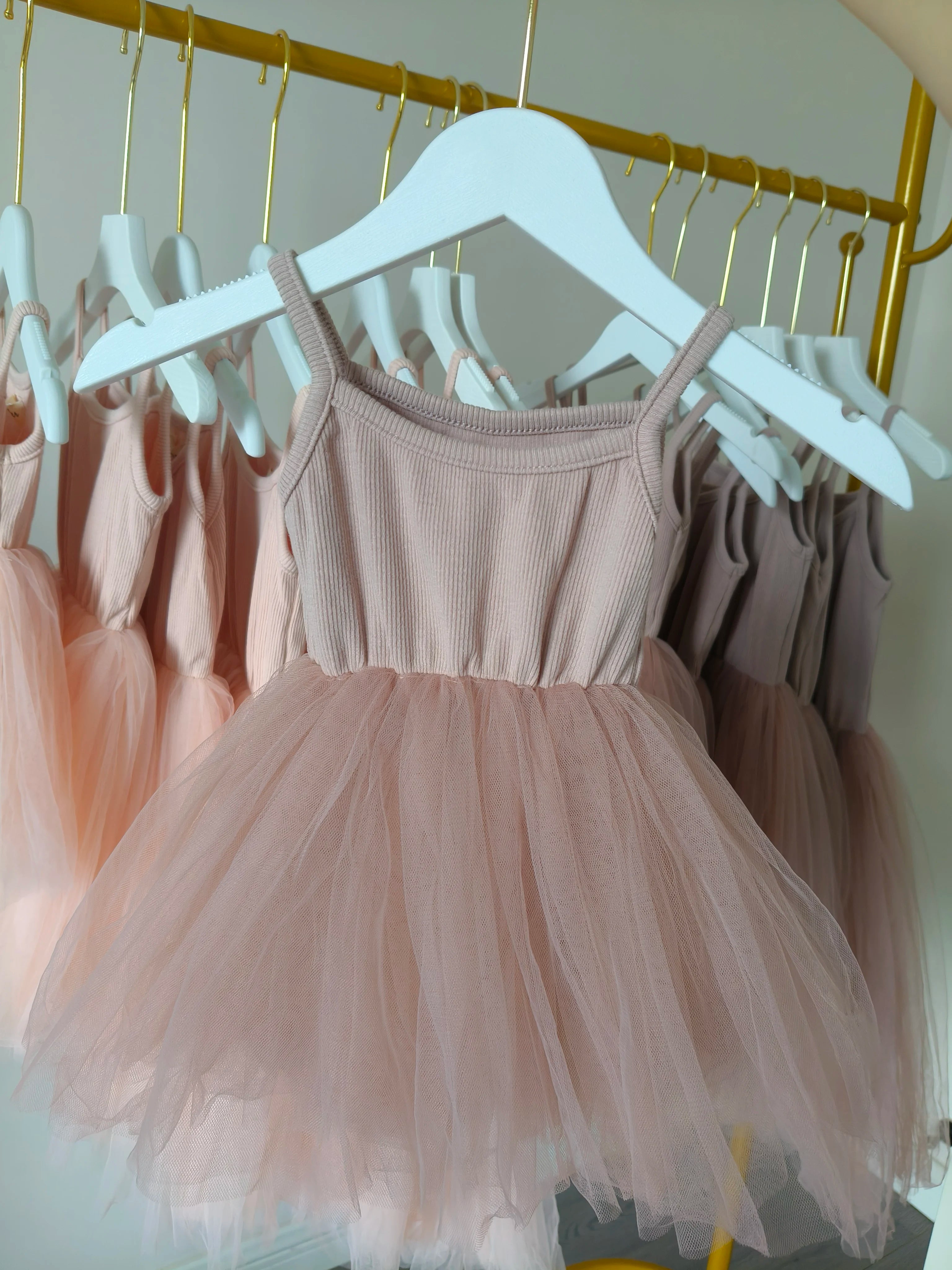 0-8Y Baby Girls Tutu Dress Toddler Kids Party Dresses Princess Dress For All Seasons