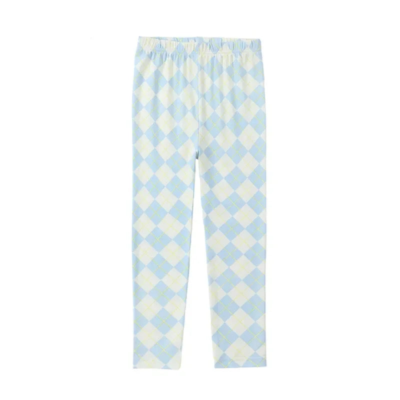 AP 2025 spring summer argyle plaid soft dress set footie pjs family matching clothing