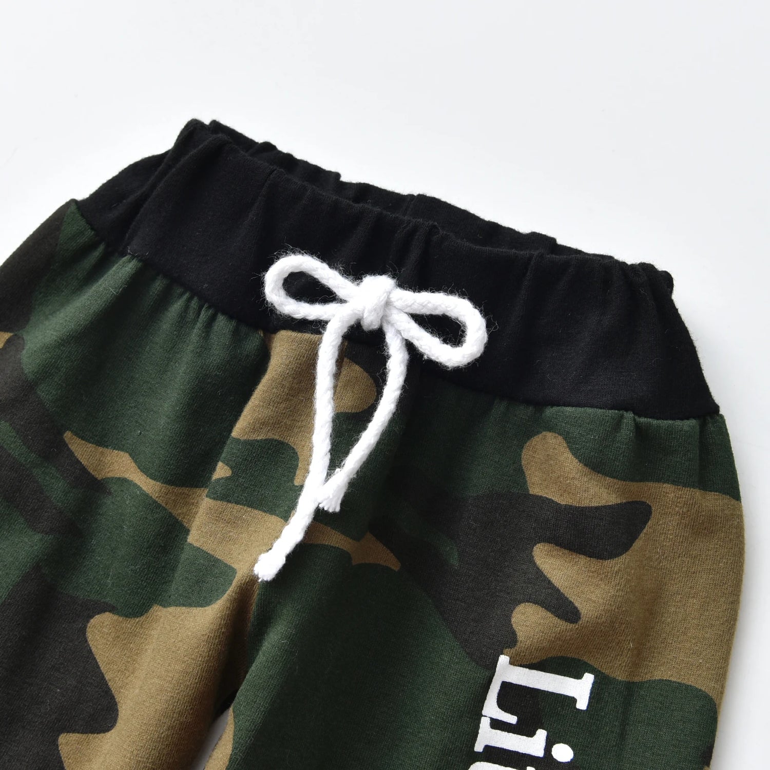 Camo Print Baby Boy Romper Set