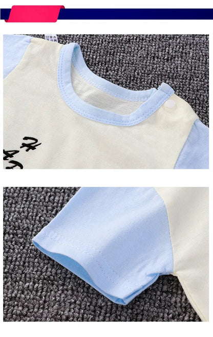 Summer Romper Baby Girls Clothes Cotton Short Sleeved Jumpsuit Newborn Baby Boy Clothes Bodysuit For Newborns