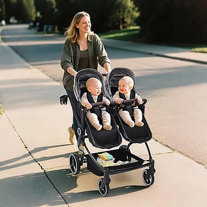 Double Tandem Baby Stroller