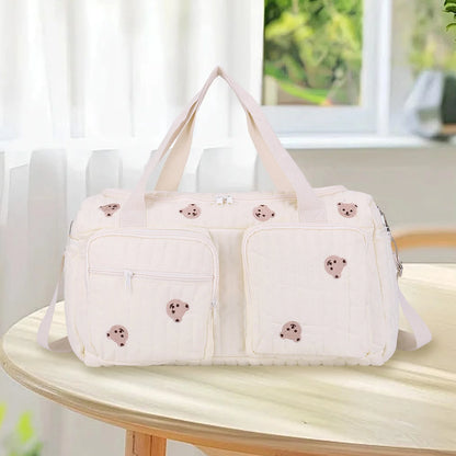 Quilted Hospital Diaper Duffel