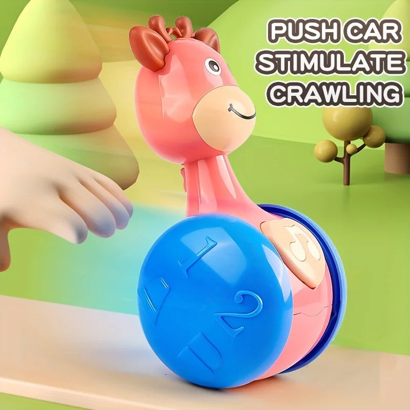 Roly Poly Baby Toys 6 to 12 Months, Tumbler Wobbler Toys for Infant Boy Girl - Perfect for Learning to Climb &amp; Early Education!