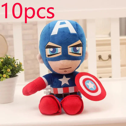 1~10pcs Anime Avengers Spiderman Plush Toys Into the Spider-Verse Gwen Peter Parker Noir Dolls Soft Stuffed Toy For Kids Gift
