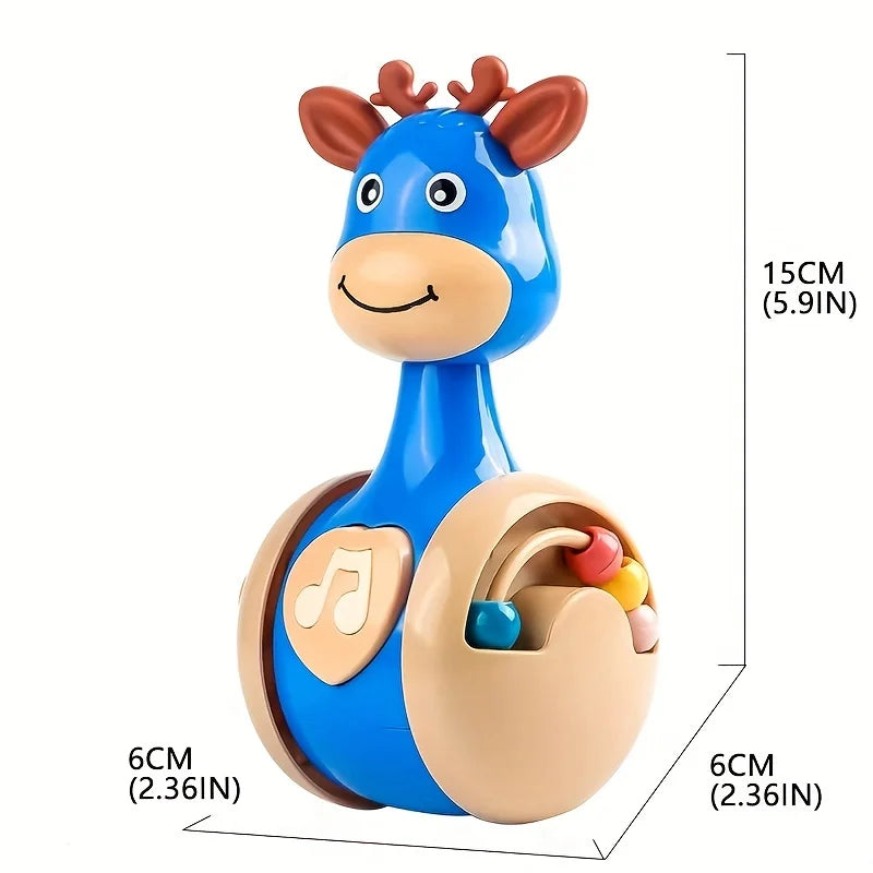 Roly Poly Baby Toys 6 to 12 Months, Tumbler Wobbler Toys for Infant Boy Girl - Perfect for Learning to Climb &amp; Early Education!