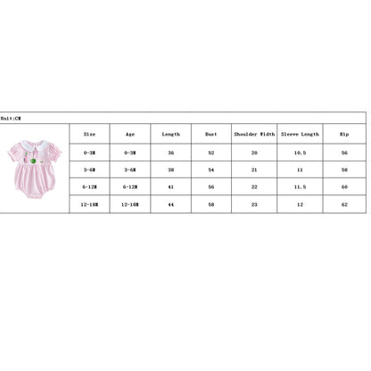Floral Ruffle Baby Girl Romper