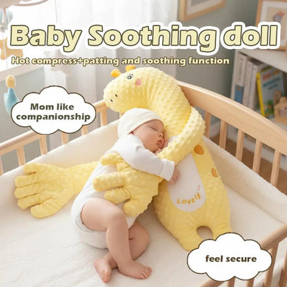 Baby Soothing Anti-Startle Sleep Aid Automatic Patting Pillow Huggable Stuffed Animal, Calms Crying, Helps Colic &amp; Sleep Trainin