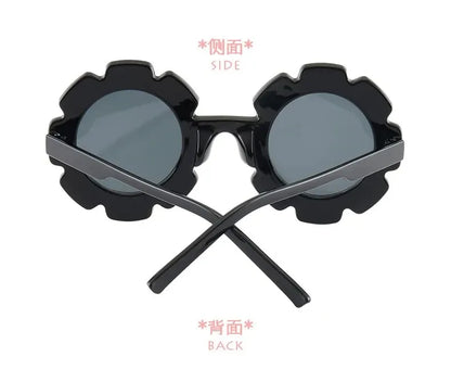 Children Sunglasses Flower Decorate Cute Baby Girls Summer Outdoor Sun Glasses Kids Boy UV400 Acrylic Eyewear Gifts