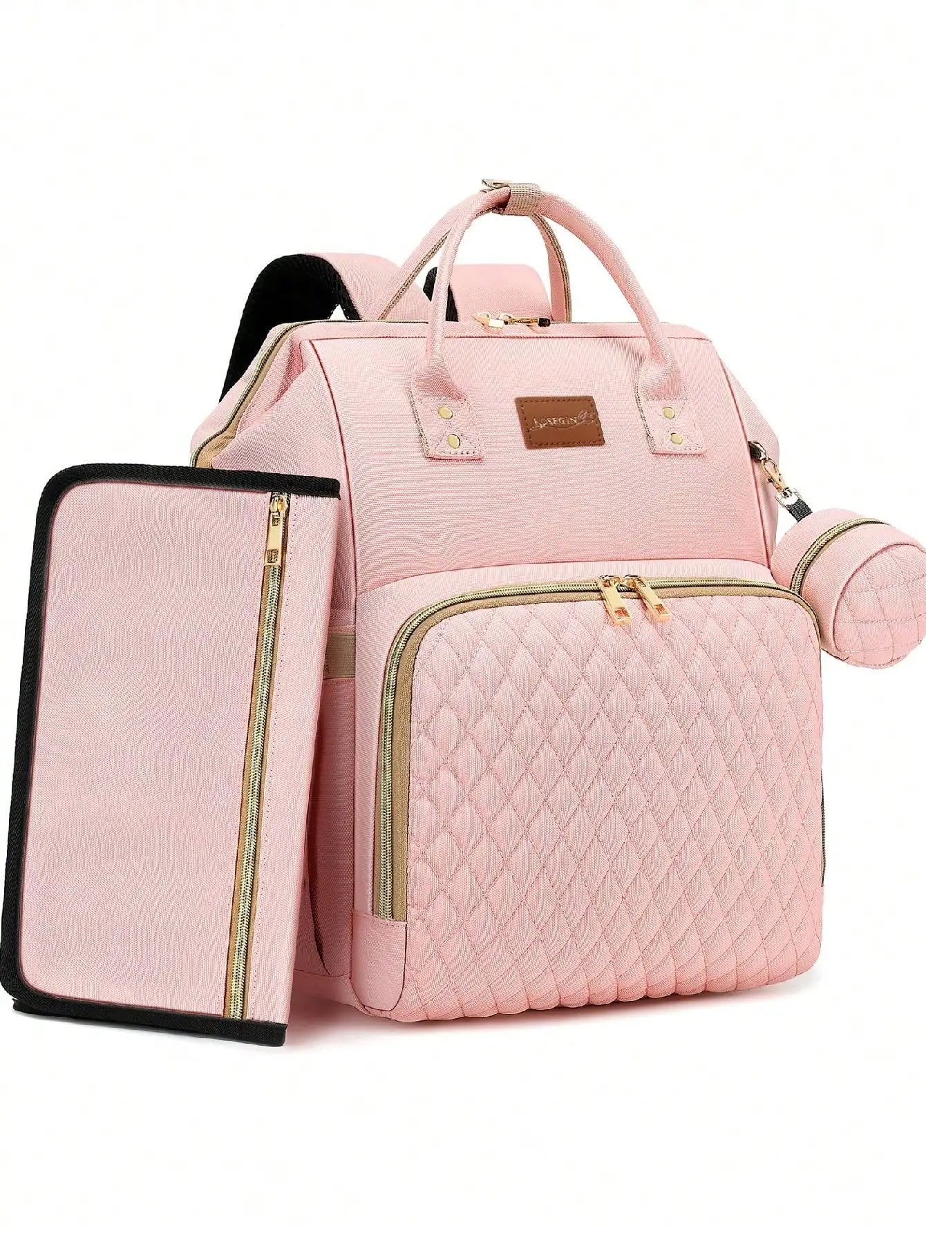 Diaper Backpack with Changing Pad