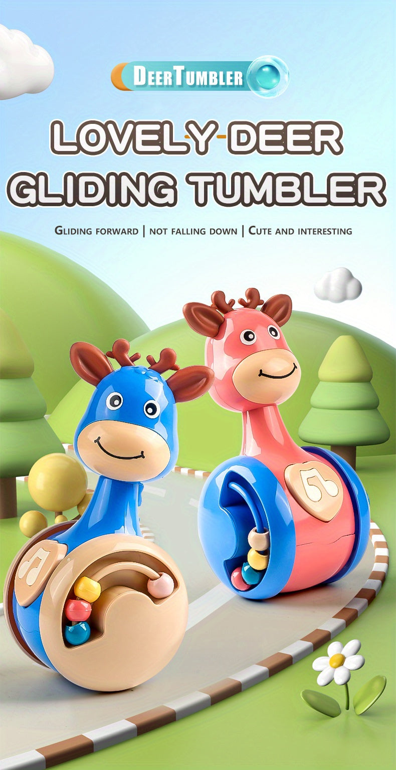 Roly Poly Baby Toys 6 to 12 Months, Tumbler Wobbler Toys for Infant Boy Girl - Perfect for Learning to Climb &amp; Early Education!