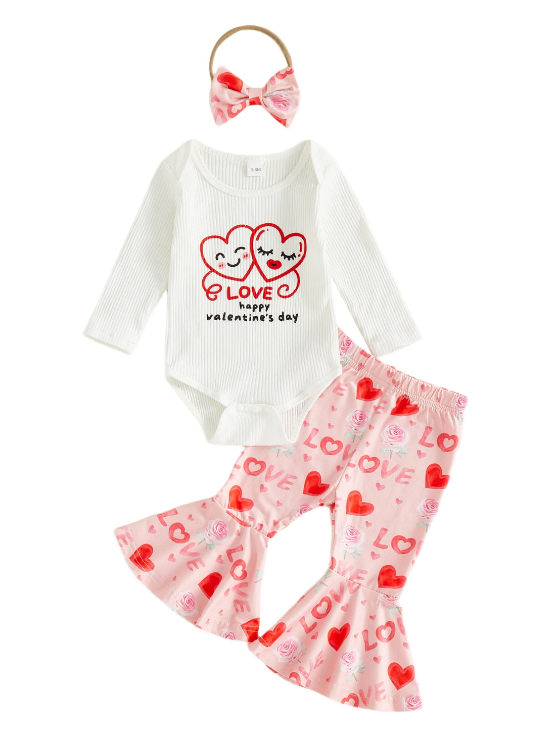 Valentine Heart Baby Outfit Set