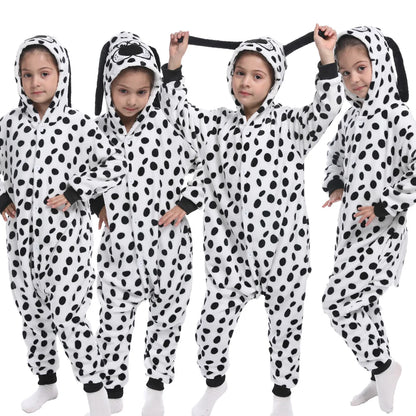 children unicorn pajamas kids stitch pijamas boys animal jumpsuits baby girls flannel kigurumi onesies for winter