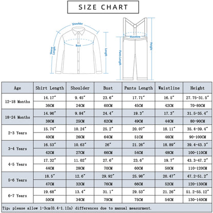 Toddler Boy Outfits Baby Halloween Birthday Suits Kids Clothes Suspender Dress Gentleman Photography Infant Party Gift Set