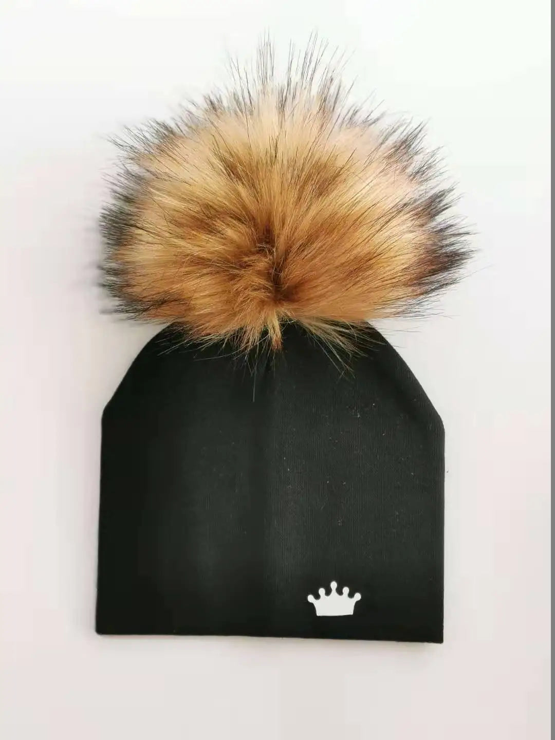 baby boy hat newborn cotton hats baby pom pom crown photo props children&