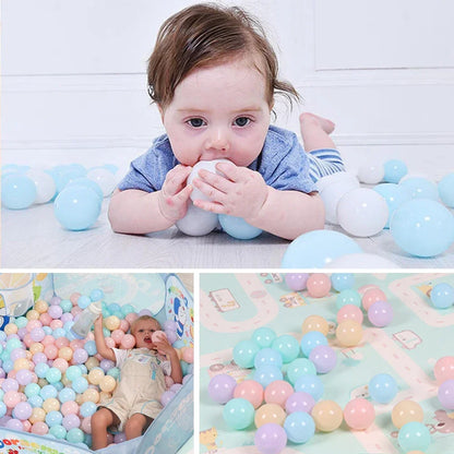Eco-Friendly Colorful Ball Soft Plastic Pool Ball Funny Baby Kid Swim Pit Toy Thicken Balls Play House Outdoors Tents Kids Toys