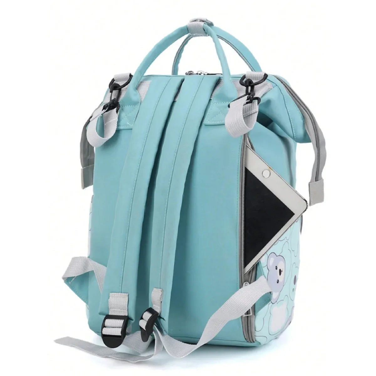 Bear Print Diaper Backpack