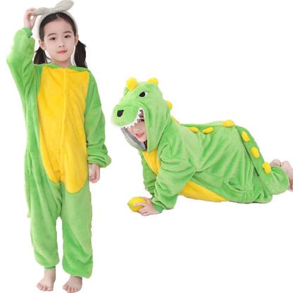 children unicorn pajamas kids stitch pijamas boys animal jumpsuits baby girls flannel kigurumi onesies for winter