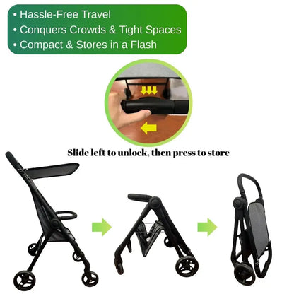 Compact All-Terrain Baby Stroller