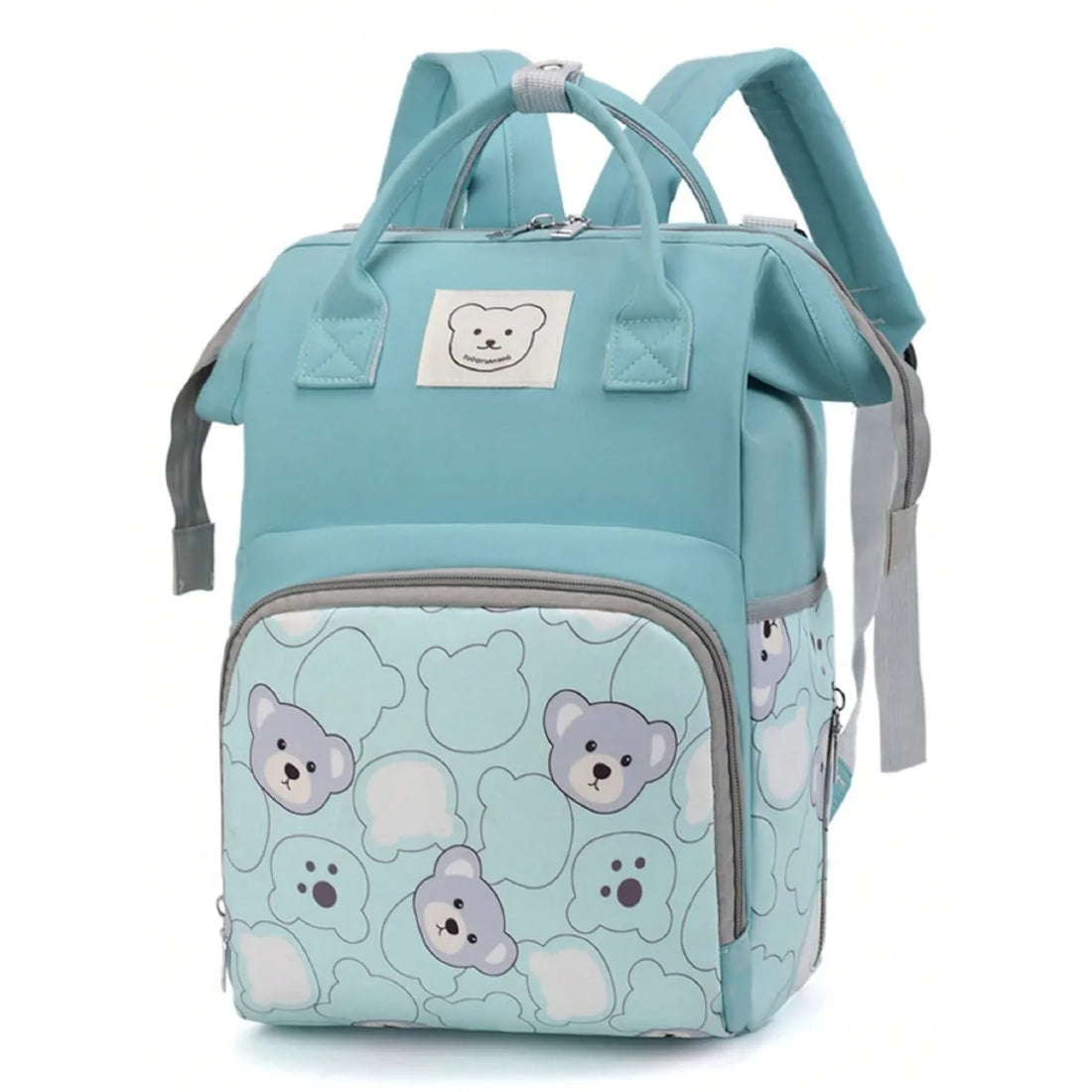 Bear Print Diaper Backpack