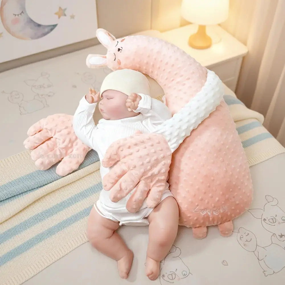 Baby Soothing Anti-Startle Sleep Aid Automatic Patting Pillow Huggable Stuffed Animal, Calms Crying, Helps Colic &amp; Sleep Trainin