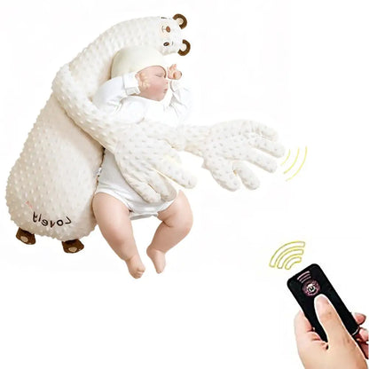 Baby Soothing Anti-Startle Sleep Aid Automatic Patting Pillow Huggable Stuffed Animal, Calms Crying, Helps Colic &amp; Sleep Trainin