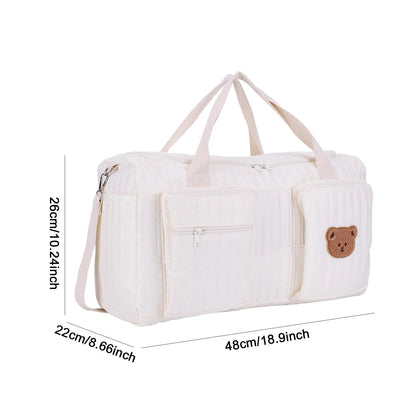 Quilted Hospital Diaper Duffel