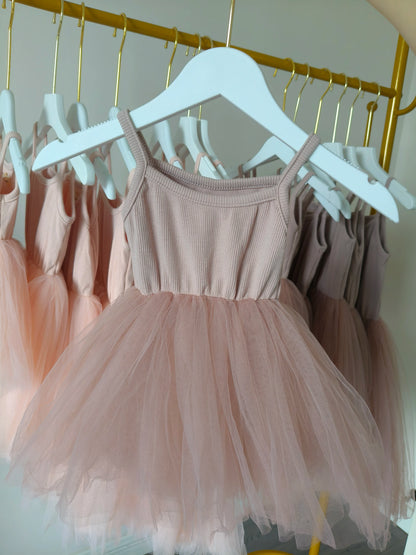 0-8Y Baby Girls Tutu Dress Toddler Kids Party Dresses Princess Dress For All Seasons