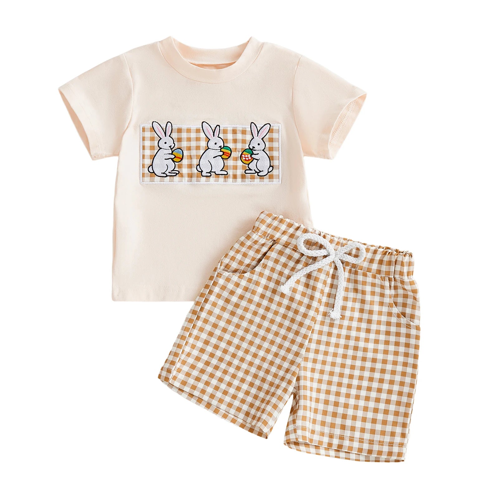 Toddler Bunny Shirt &amp; Shorts Set