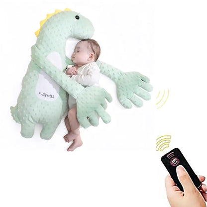 Baby Soothing Anti-Startle Sleep Aid Automatic Patting Pillow Huggable Stuffed Animal, Calms Crying, Helps Colic &amp; Sleep Trainin