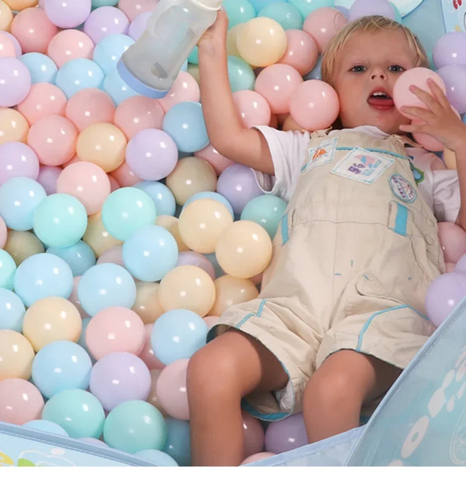 Eco-Friendly Colorful Ball Soft Plastic Pool Ball Funny Baby Kid Swim Pit Toy Thicken Balls Play House Outdoors Tents Kids Toys