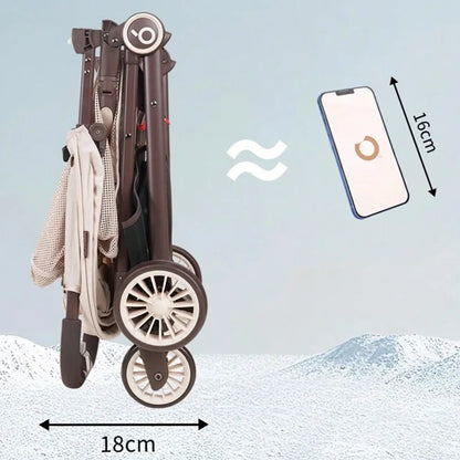 One-Click Folding Baby Stroller