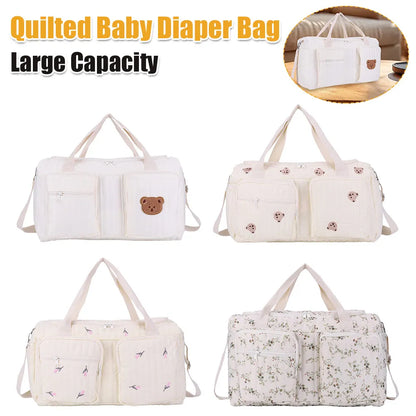 Quilted Baby Weekender Diaper Bag