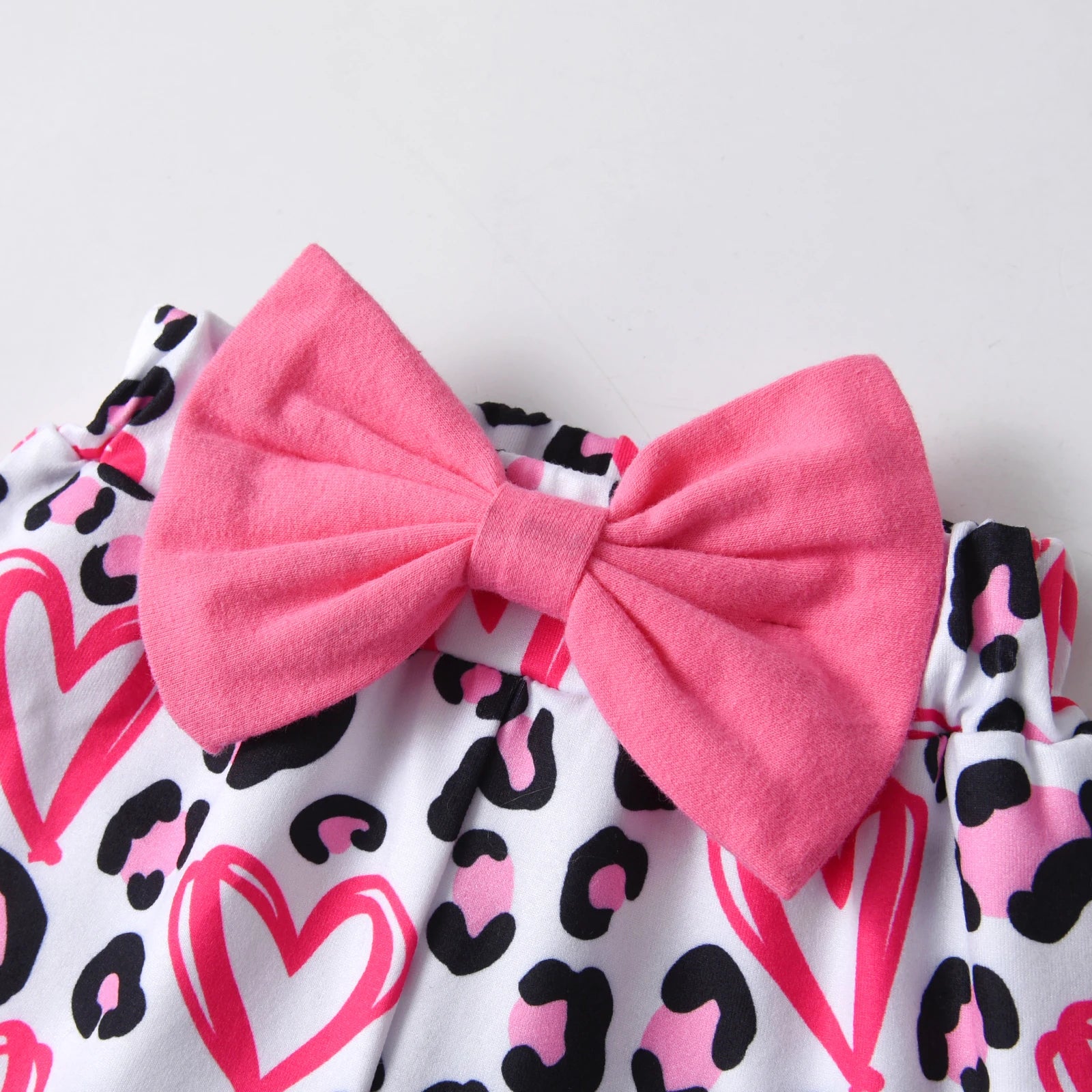 Bowknot Baby Girl Romper Set