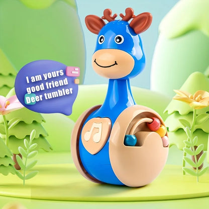 Roly Poly Baby Toys 6 to 12 Months, Tumbler Wobbler Toys for Infant Boy Girl - Perfect for Learning to Climb &amp; Early Education!