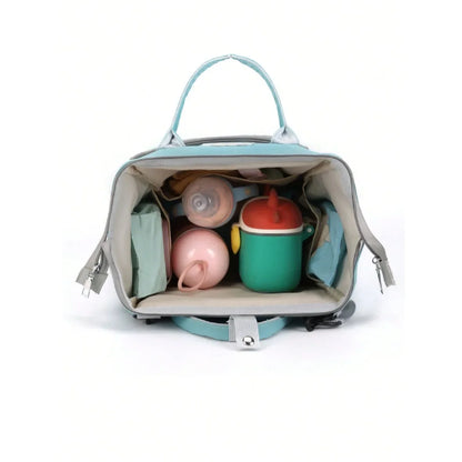 Bear Print Diaper Backpack