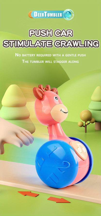 Roly Poly Baby Toys 6 to 12 Months, Tumbler Wobbler Toys for Infant Boy Girl - Perfect for Learning to Climb &amp; Early Education!
