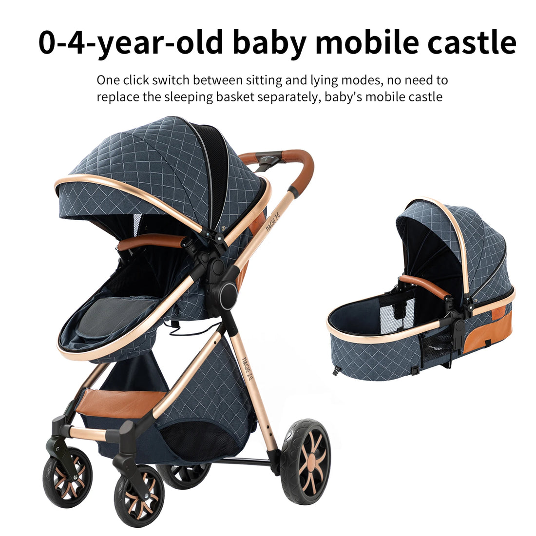 Luxury Compact Baby Travel Stroller