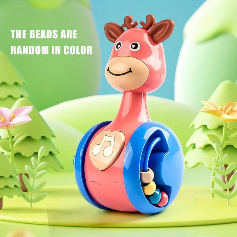 Roly Poly Baby Toys 6 to 12 Months, Tumbler Wobbler Toys for Infant Boy Girl - Perfect for Learning to Climb &amp; Early Education!
