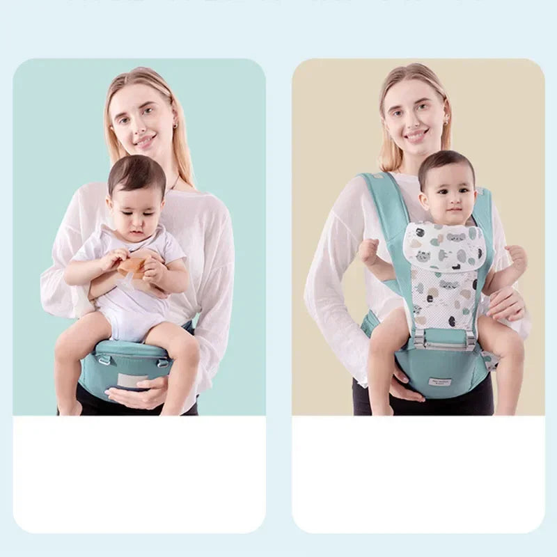 Ergonomic Baby Carrier with Hip Seat
