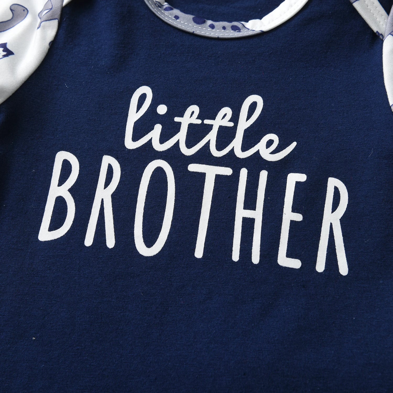 Letter Print Baby Boy Set