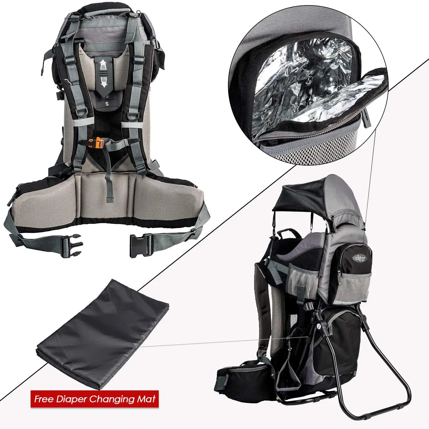Hiking Baby Carrier Backpack