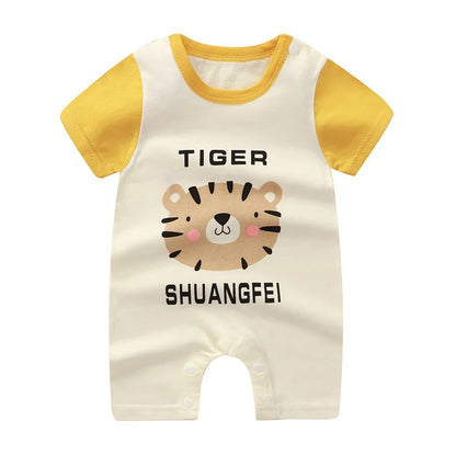 Summer Romper Baby Girls Clothes Cotton Short Sleeved Jumpsuit Newborn Baby Boy Clothes Bodysuit For Newborns