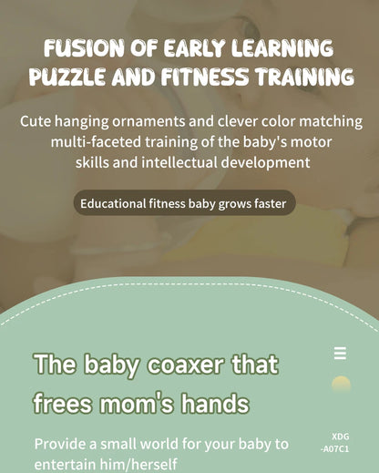 Baby Play Gym Play Mat Children Play Mat Rack Newborn Baby Activity Gym Mat 0-36 Months Tummy Time Crawling Game Blanket Toys