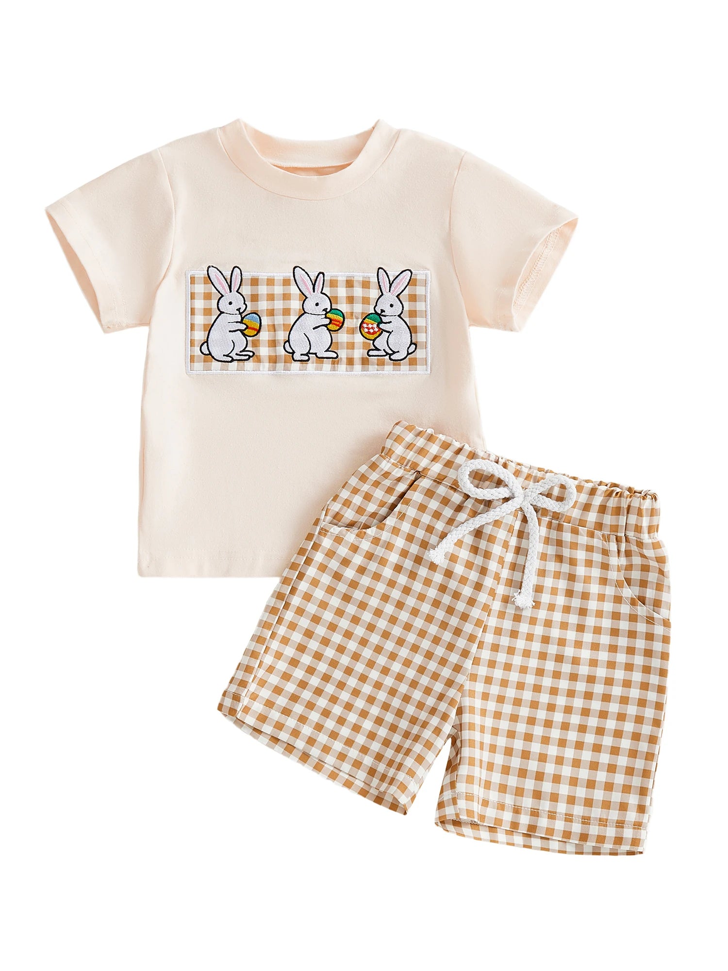 Toddler Bunny Shirt &amp; Shorts Set
