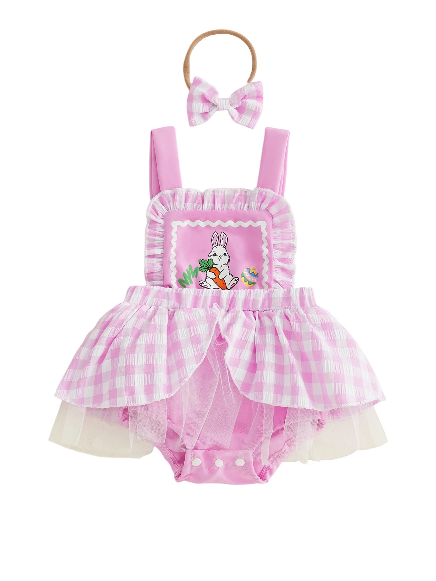 Easter Bunny Baby Romper Dress