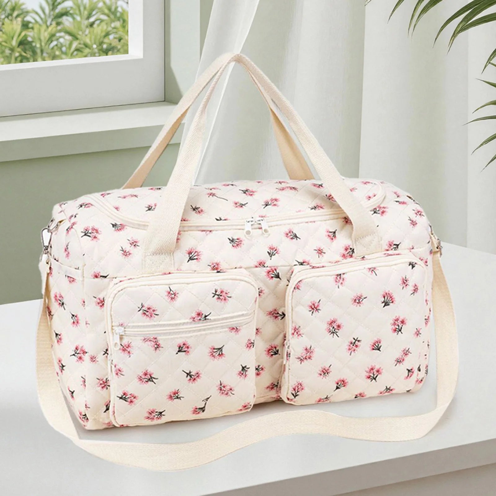 Quilted Baby Weekender Diaper Bag